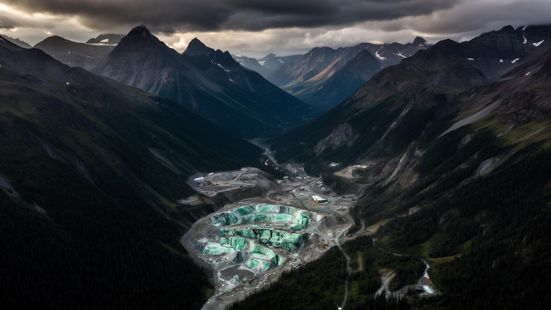 Cassiar Mountains jade mining site